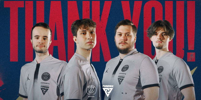 PSG and Tundra Rocket League branding